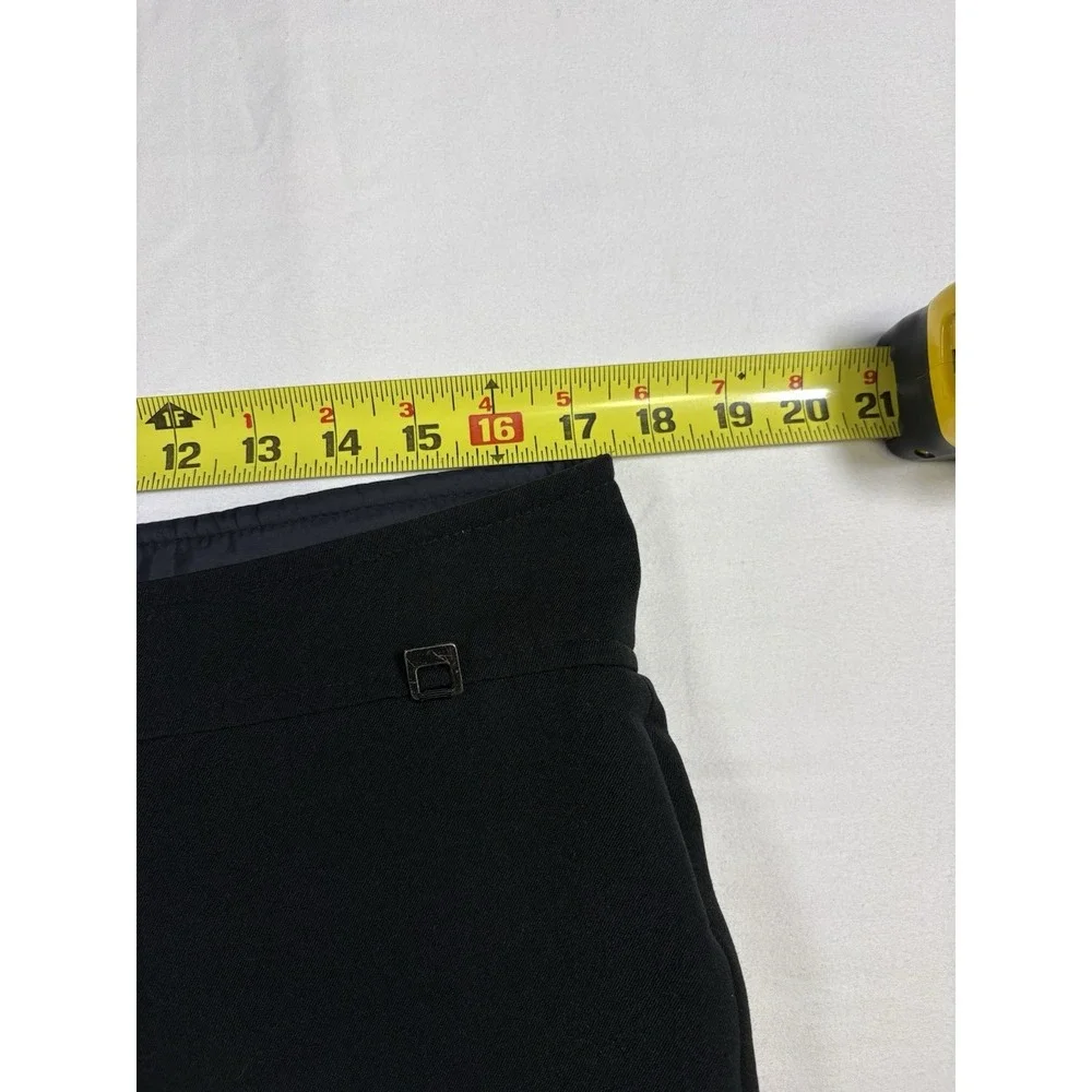 Vintage Roffe Ski Pants Men's 34 x 29 Black Stretch Jet Pants Made in USA Retro